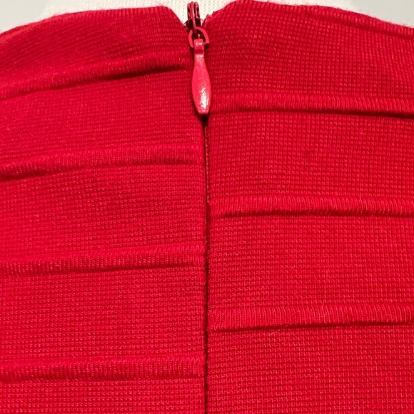 FASHION MIA Red Bandage Bodycon Dress Size Large - Picture 5 of 10